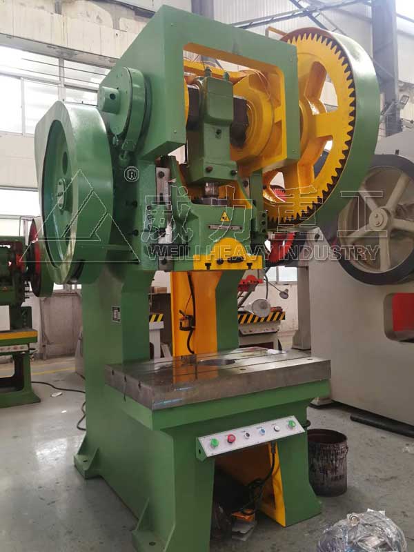 鐵鍬卷圓用深喉沖床